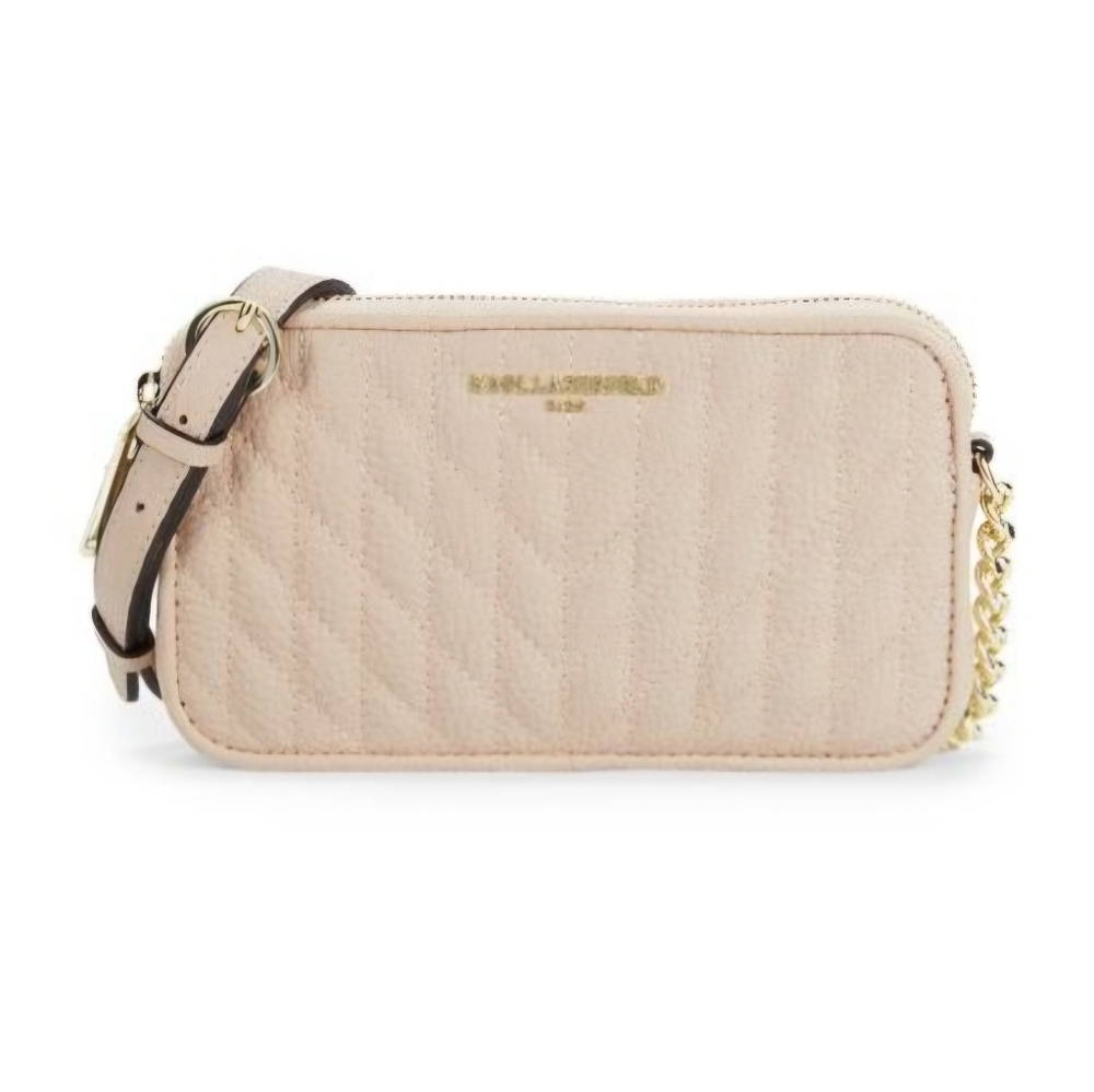 KARL LAGERFELD PARIS Small Karolina Quilted Leather Crossbody Bag NWT